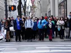 Black Friday Shoppers Stock Footage