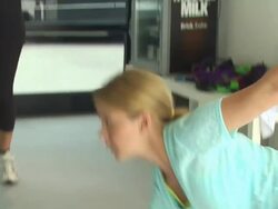 Lauren 'Lo' Bosworth (R) at the Muscle Milk Women's Fitness Retreat at Beverly Hills CA. (Footage by WireImage Video/GettyImages) Stock Footage