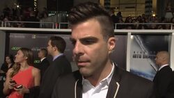 Chris Pine, Zachary Quinto, Zoe Saldana react to Angelina Jolie announcement Instructional Video