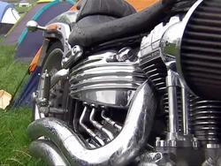 Outlaws biker gang rally in Warwickshire News Clip