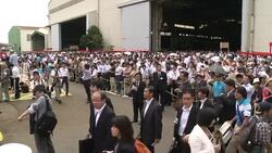 CLEAN : Japan navy unveils biggest warship since News Clip