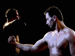 HD: Showing Off Muscles Stock Footage