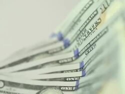 new dollar bills Stock Footage