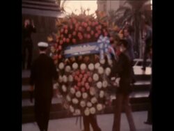 SYND 30 6 77 VIDELA VISIT AND LAYS WREATH Instructional Video