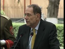 EU foreign policy chief Solana meets Karzai Instructional Video