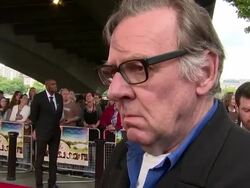 INTERVIEW - Tom Wilkinson on movie reaction, the director and upcoming features at the 'Belle' premiere at BFI Southbank on 5 June, 2014 in London, England. Stock Footage