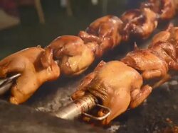 Roasted Chicken Stock Footage