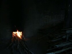 Traditional Charcoal Production Stock Footage