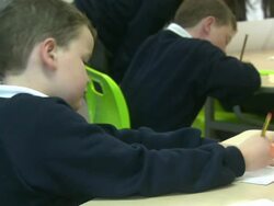 Primary school pupils during lesson News Clip