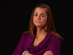 Brittney's Frustration (720/24P) Stock Footage