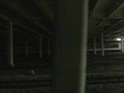 Slow motion shot of view from window. Stock Footage