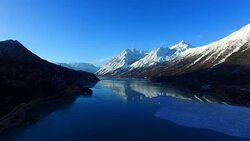 Ranwu lake,Tibet landscape, Tibet, China. Stock Footage