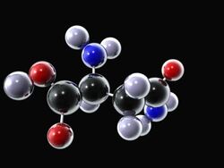 Asparagine molecule Stock Footage