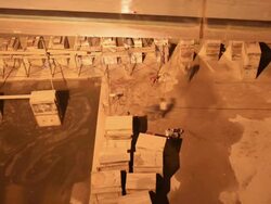 Naval shipyard Stock Footage