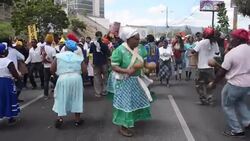 CLEAN : Honduran protestors mark anniversary of murdered activist News Clip