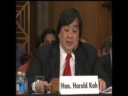 President Barack Obama is acting within the law in ordering U.S. military attacks against Libya, a top State Department lawyer told a Senate panel sharply divided over the commander in chief's authority in the 3-month-old conflict. News Clip