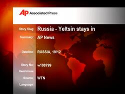 Russia - Yeltsin stays in sanatorium News Clip