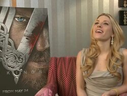 INTERVIEW - Katheryn Winnick on the worst pick-up Stock Footage