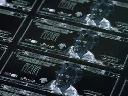 CU, PAN, Engraved chrome plate of American twenty dollar bills, Washington DC, USA Stock Footage