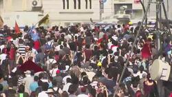 Police fire tear gas, then leave Taksim square as the demonstrators flood in News Clip