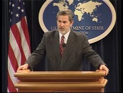 State Dept briefing with comments on barrier News Clip