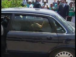 SOUTH AFRICA: CAPE TOWN: PRINCE CHARLES THANKS PUBLIC AT BANQUET News Clip