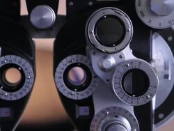 Eye Exam Stock Footage