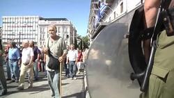 Thousands of people take to the streets during general strike News Clip