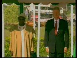 NIGERIA: US PRESIDENT CLINTON ARRIVAL News Clip