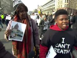 Tens of Thousands of Protesters Take to the Streets in Washington News Clip