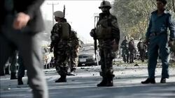 CLEAN : Suicide car bomb targets foreign convoy in central Kabul News Clip