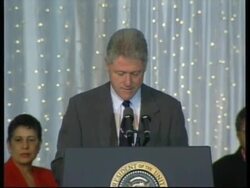 USA: CLINTON REACTION TO CAR BOMB BLAST IN JERUSALEM News Clip