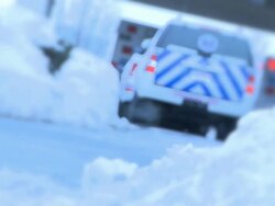 Ambulances & Flashers Defocused Stock Footage