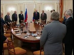 President Putin meeting with fmr US Sec of State Kissinger News Clip