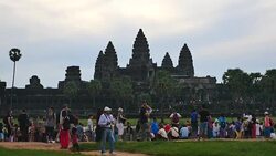 Angkor Wat Stock Footage