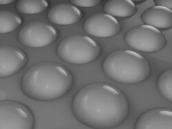 Glossy Bumps Background Loop - Shiny Silver (Full HD) Stock Footage