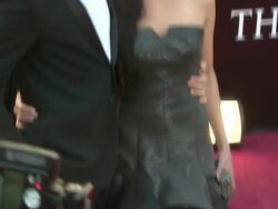 Armie Hammer and Elizabeth Chambers at the 83rd Annual Academy Awards - Arrivals at Hollywood CA. (Footage by WireImage Video/GettyImages) Stock Footage