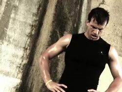 Athlete Stretches Before Sport Stock Footage