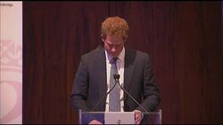 Prince Harry speaks at Manhattan fundraiser for his Royal Foundation News Clip
