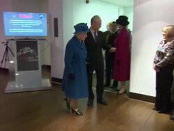 The Queen Arrives at the Royal Commonwealth News Clip