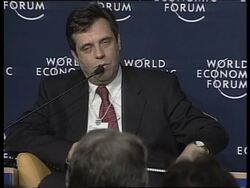 SWITZERLAND: WORLD ECONOMIC FORUM: YUGOSLAVIA (2) News Clip