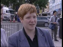 WRAP Flower laying ceremonies; commuters, comment by police, survivor News Clip