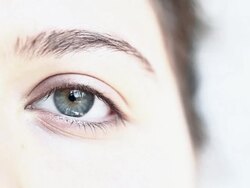 HD: Macro Close-up Human Eye Stock Footage