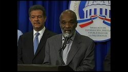 4:3 Visiting Haitian President Preval comments on Duvalier News Clip