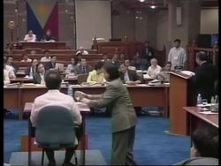 PHILIPPINES: ESTRADA IMPEACHMENT TRIAL (V) News Clip