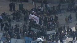 Tanks, rival sets of demonstrators in Tahrir Square News Clip
