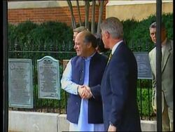 USA: WASHINGTON: CLINTON MEETS PAKISTAN PM NAWAZ SHARIF News Clip