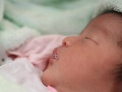 Newborn Baby Stock Footage