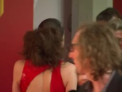 Bettina Zimmermann at the Deutscher Filmpreis 2010 - German Film Awards 2010 at Berlin. (Footage by WireImage Video/GettyImages) Stock Footage