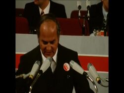 SYND 9-10-72 OPENING OF THE CDU PARTY CONGRESS News Clip